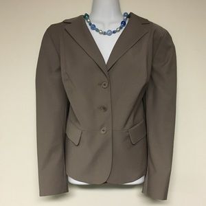 Talbots Taupe Blazer Jacket 18W